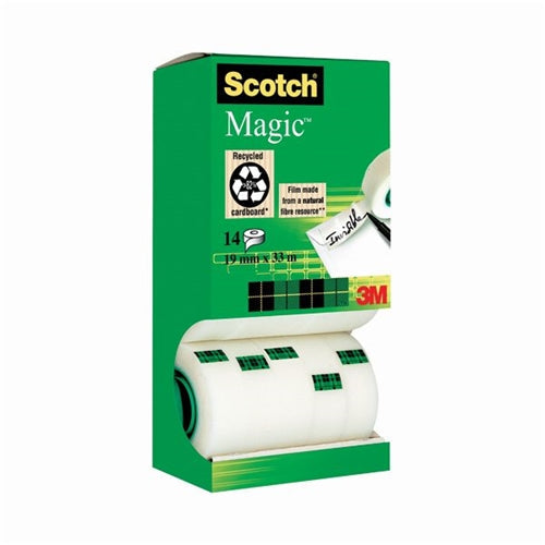Scotch Magic Tape 810 Tower 19mm x 33m (Pack of 14)