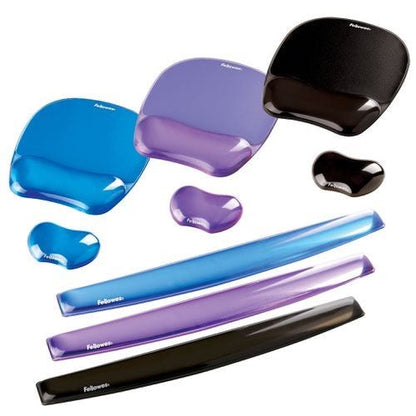 Fellowes Crystals Gel Wristrest Blue